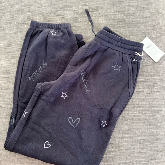 Splendid Virtue Embroidered Jogger Pants- NWT - Picture 7 of 9